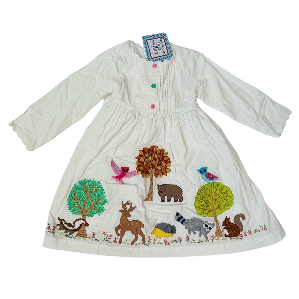 NWT Cotton Kids Size 6 Woodlands Dress